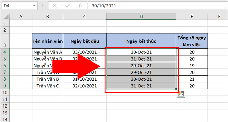 Cách định dạng ngày tháng năm trong Excel có ví dụ cực đơn giản